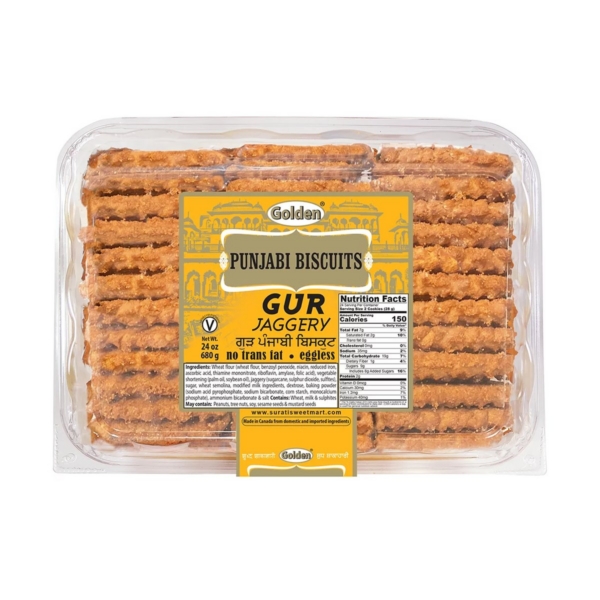 GOLDEN PUNJABI GUR BISCUITS 24
