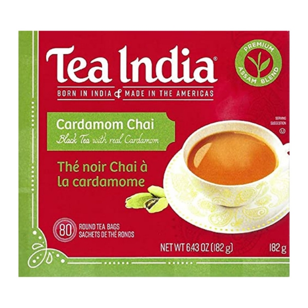 TEA INDIA CARDAMOM  TEA 80 BAG