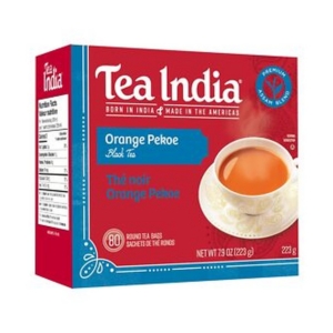 TEA INDIA ORANGE PEKOE TEA 80 BAGS 182 gm