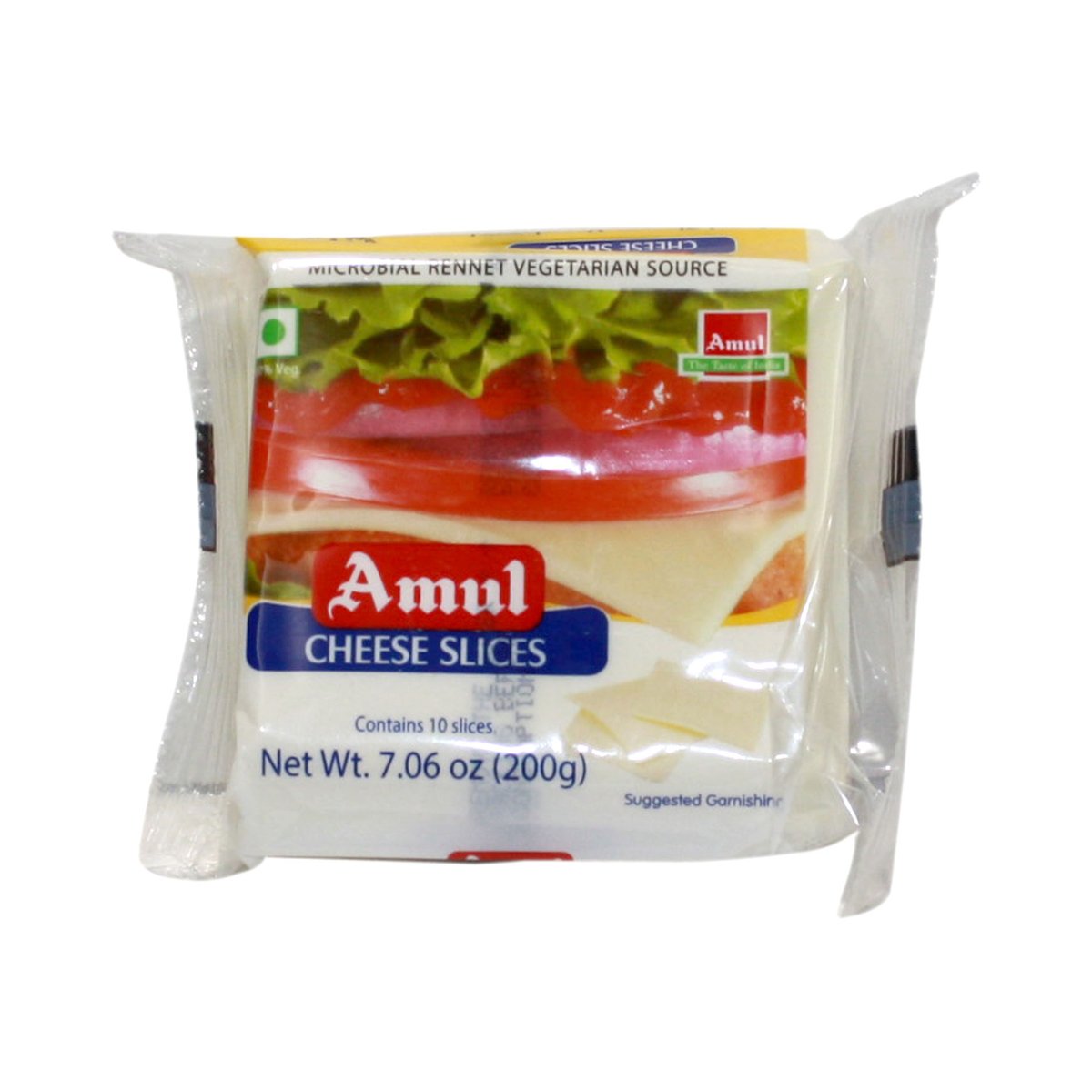 AMUL CHEESE SLICES 200GM - Image 1