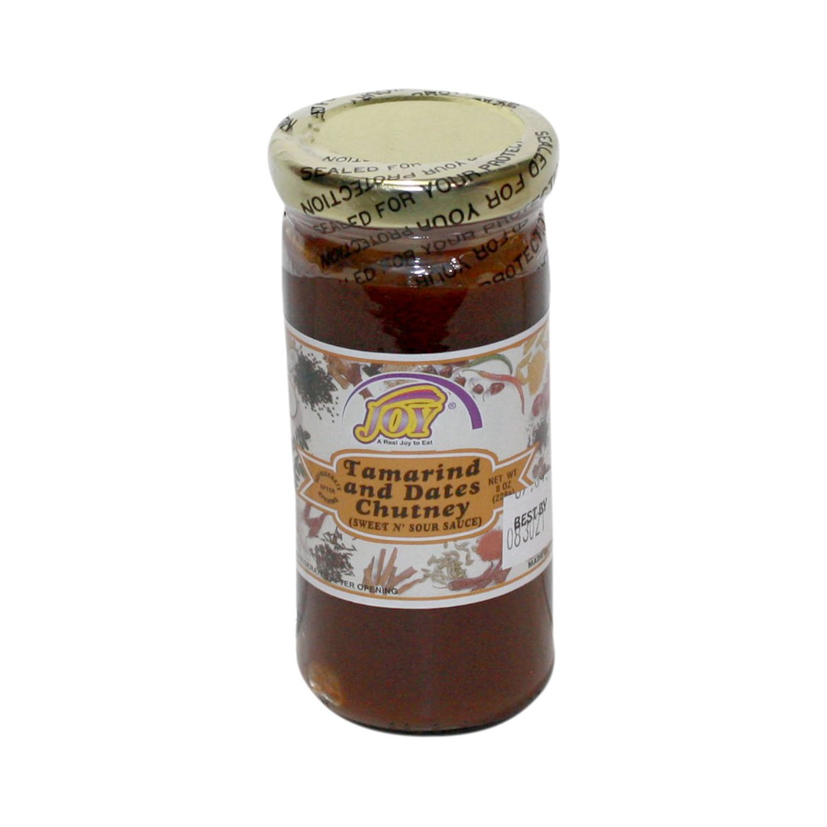JOY  TAM-DATE CHUTNY 8 OZ - Image 1