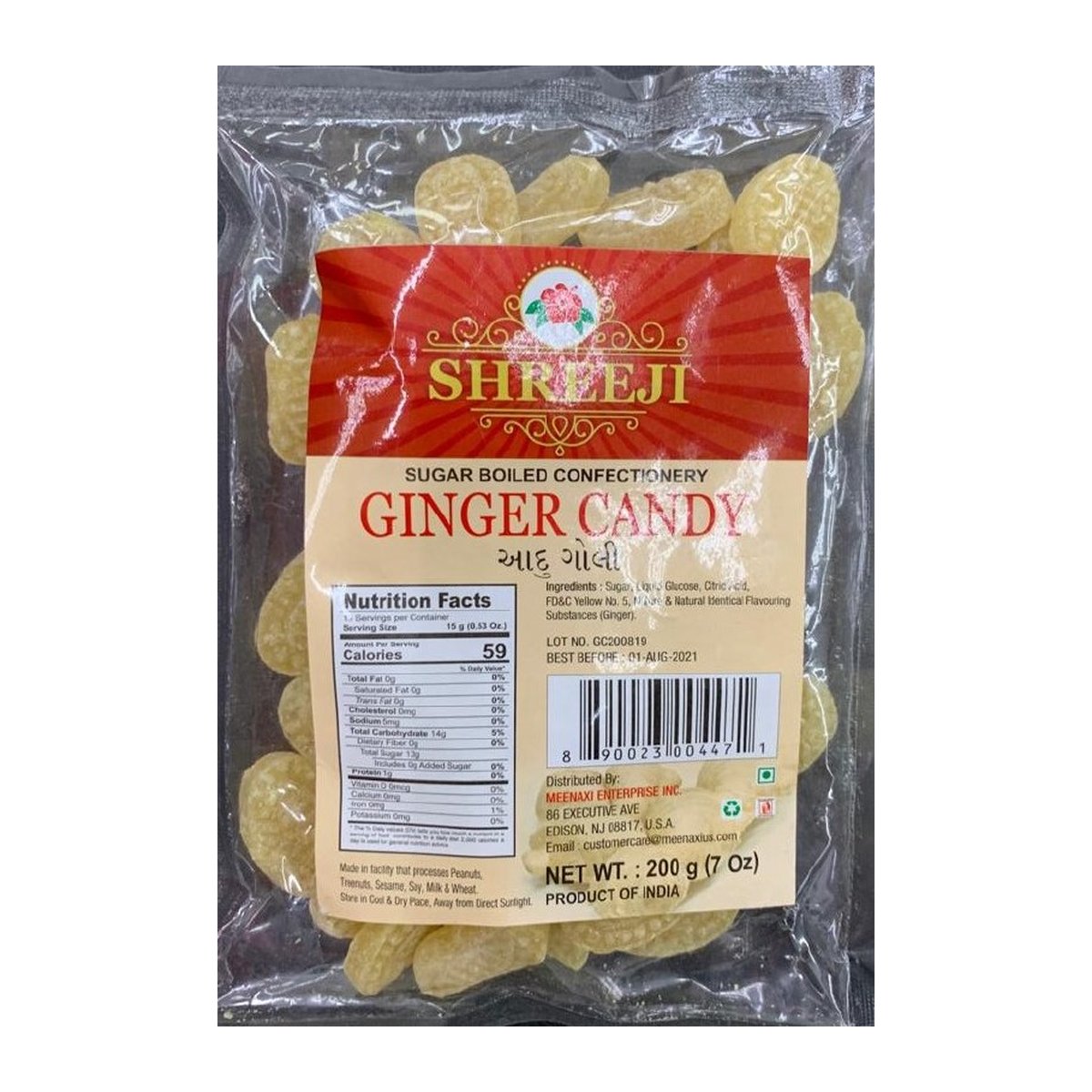 GINGER CANDY 7oz SHREEJI - Image 1