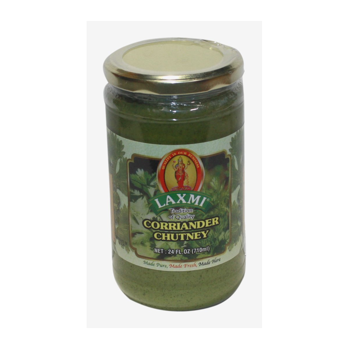 LAXMI CORIANDER CHUTNEY 8 OZ - Image 1