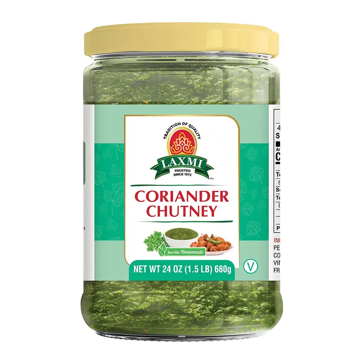 LXM CORIANDER CHUTNEY 24 OZ - Image 1