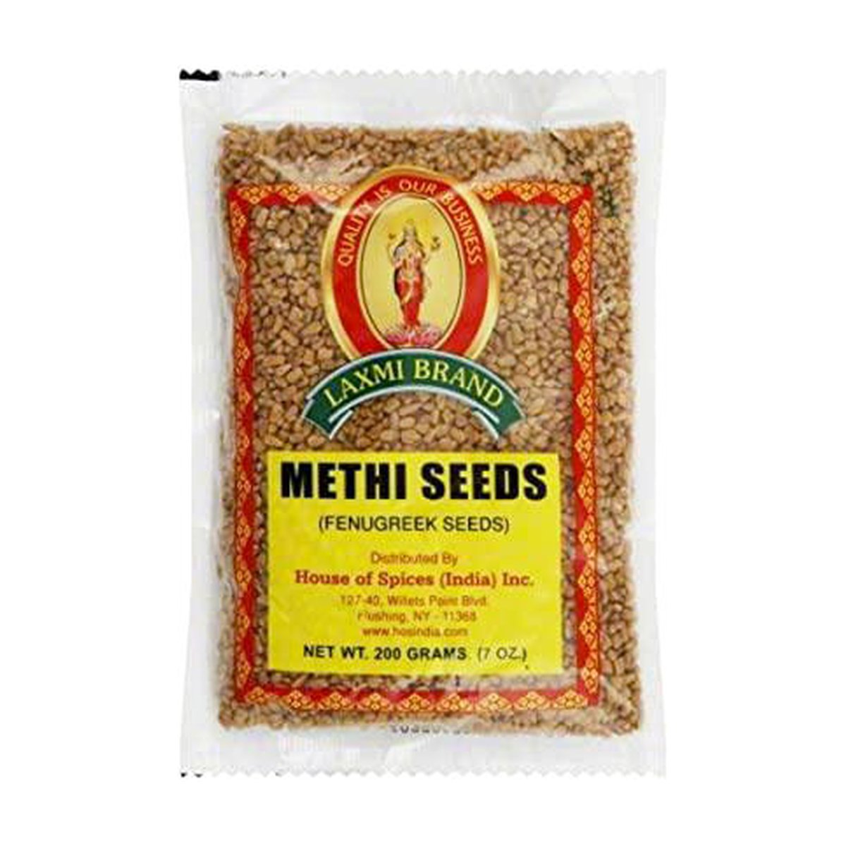 LAXMI METHI SEEDS (FENUGREEK) 400GM - Image 1