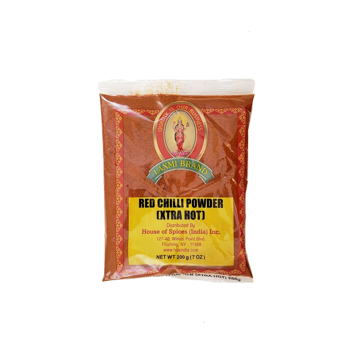 LAXMI RED CHILLI POWDER X-HOT 200G - Image 1