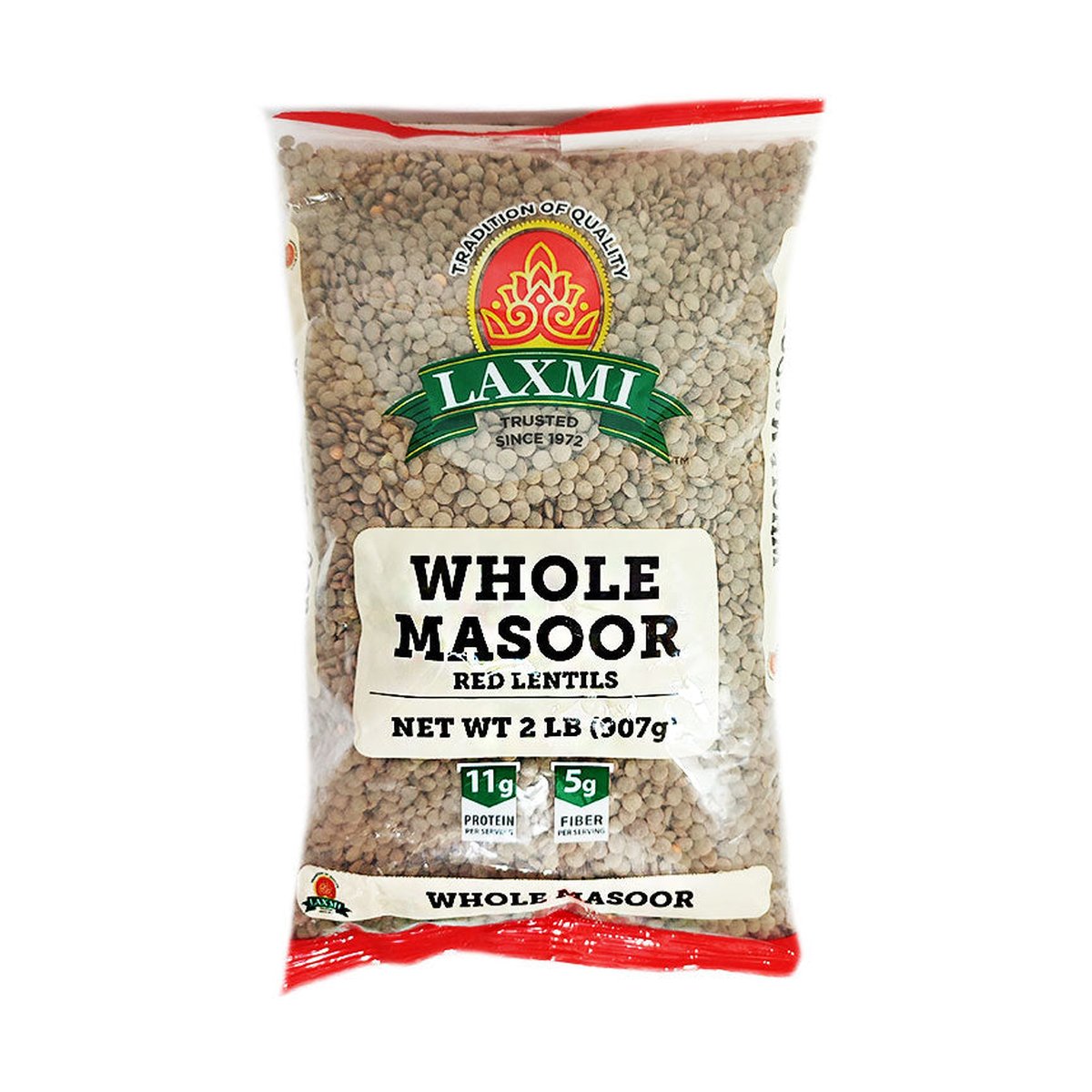 LAXMI MASOOR WHOLE 2LB - Image 1