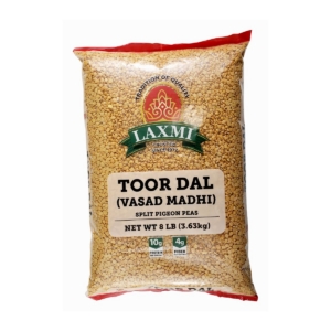 TOOR DAL 8 LB LAXMI