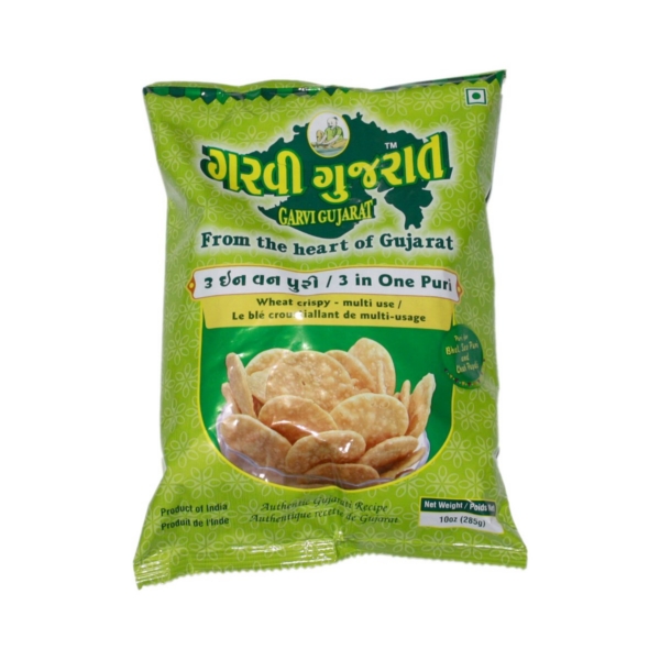 GARVI GUJRAT 3 IN 1 PURI 10 OZ