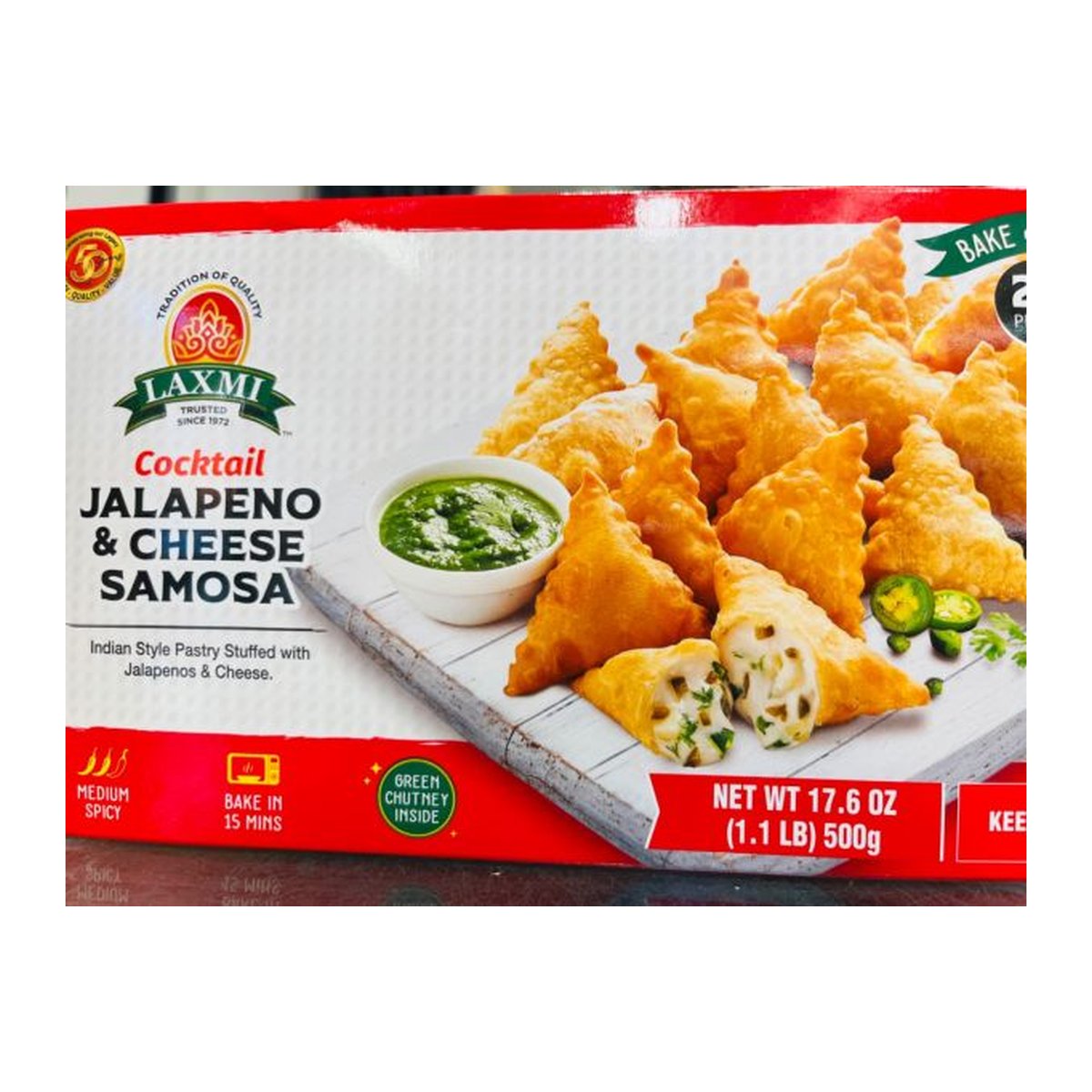 JALAPENO CHEES SAMOSA 20P LXM - Image 1