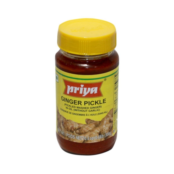 PRIYA GINGER PKL NO GARLIC 300GM
