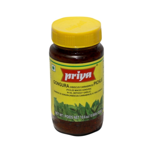 PRIYA GONGURA PICKLEW/O GARLIC 300G