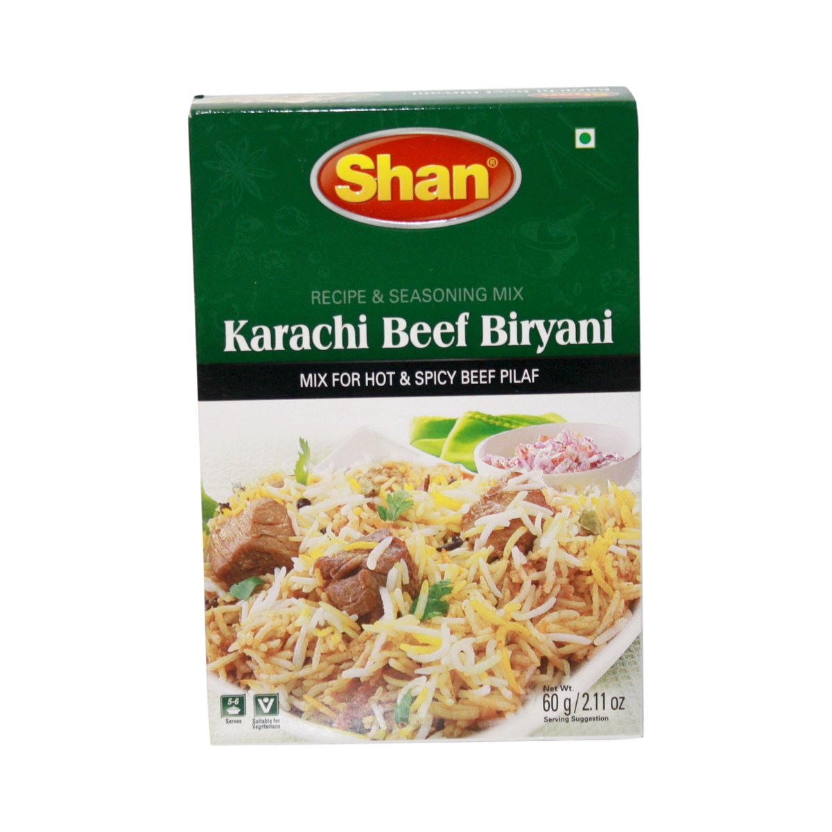 SHAN KARACHI BEEF BIRYANI 75G - Image 1