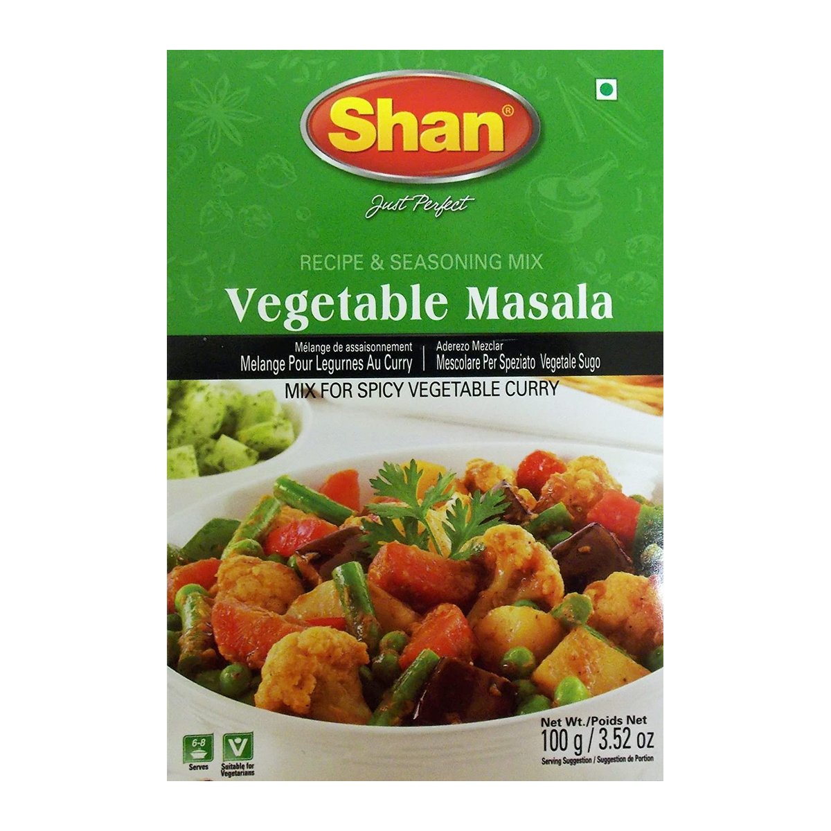 SHAN VEGETABLE CURRY 100G - Image 1