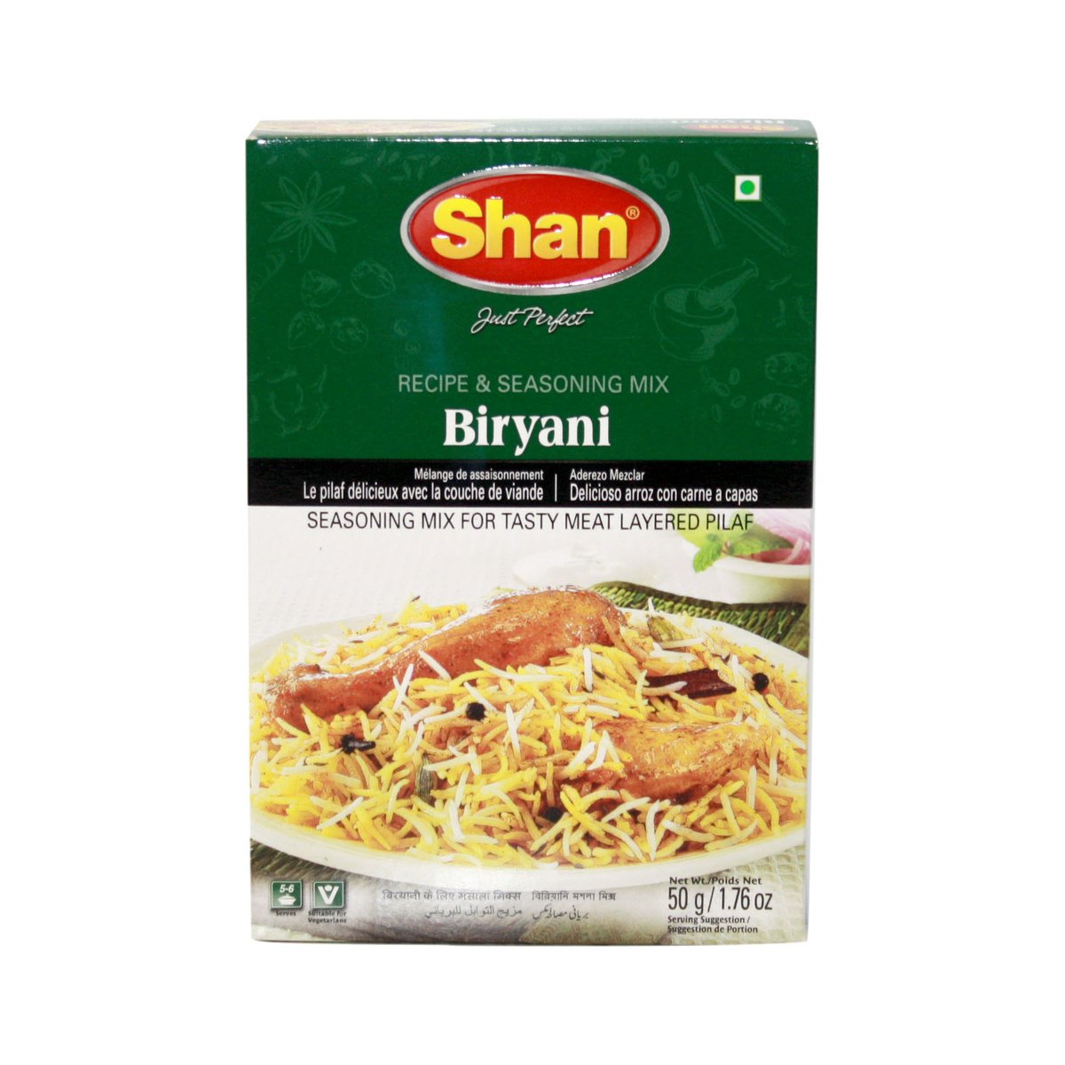 SHAN BIRYANI MASALA 50G - Image 1
