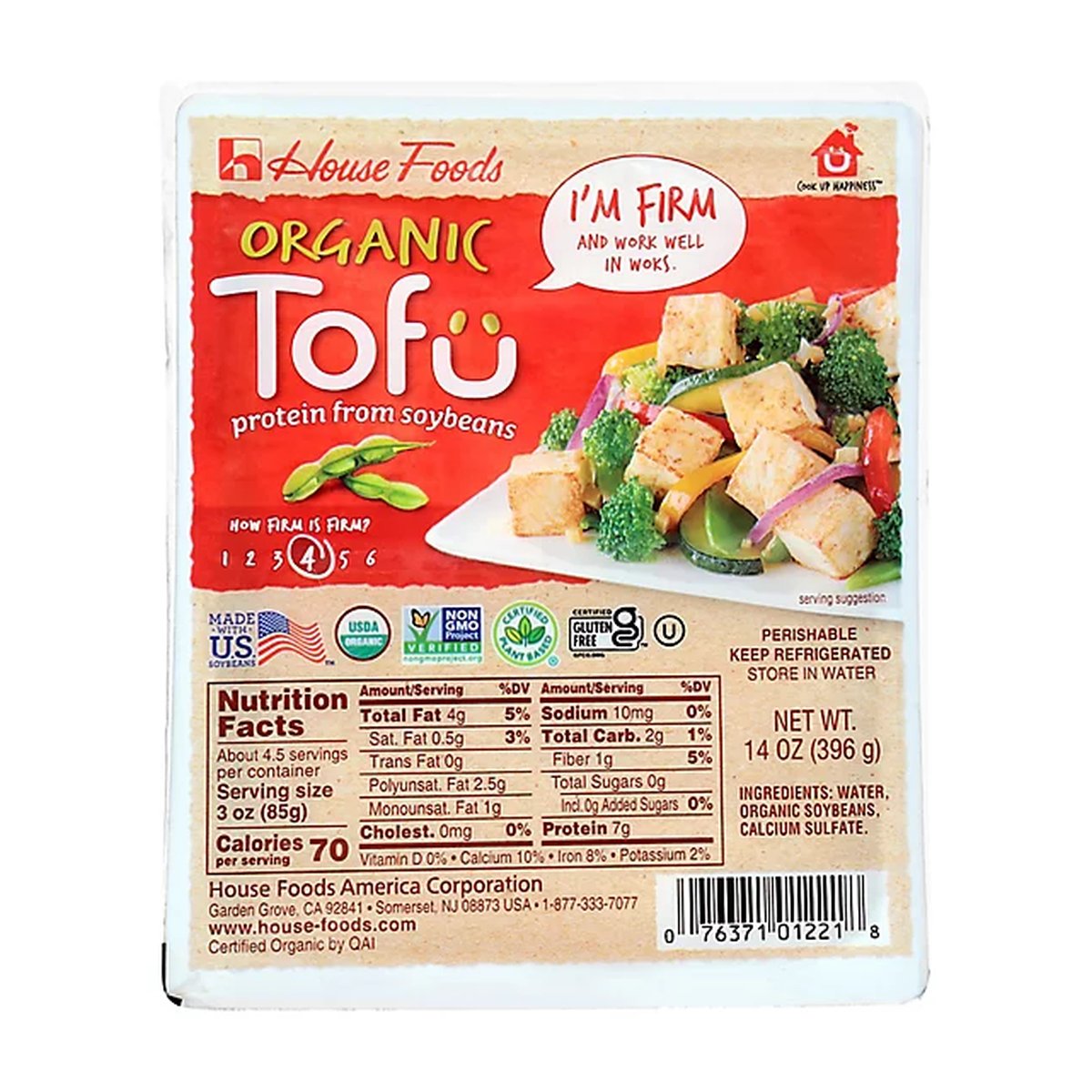 organic tofu 14oz HOUSE FOODS - Image 1