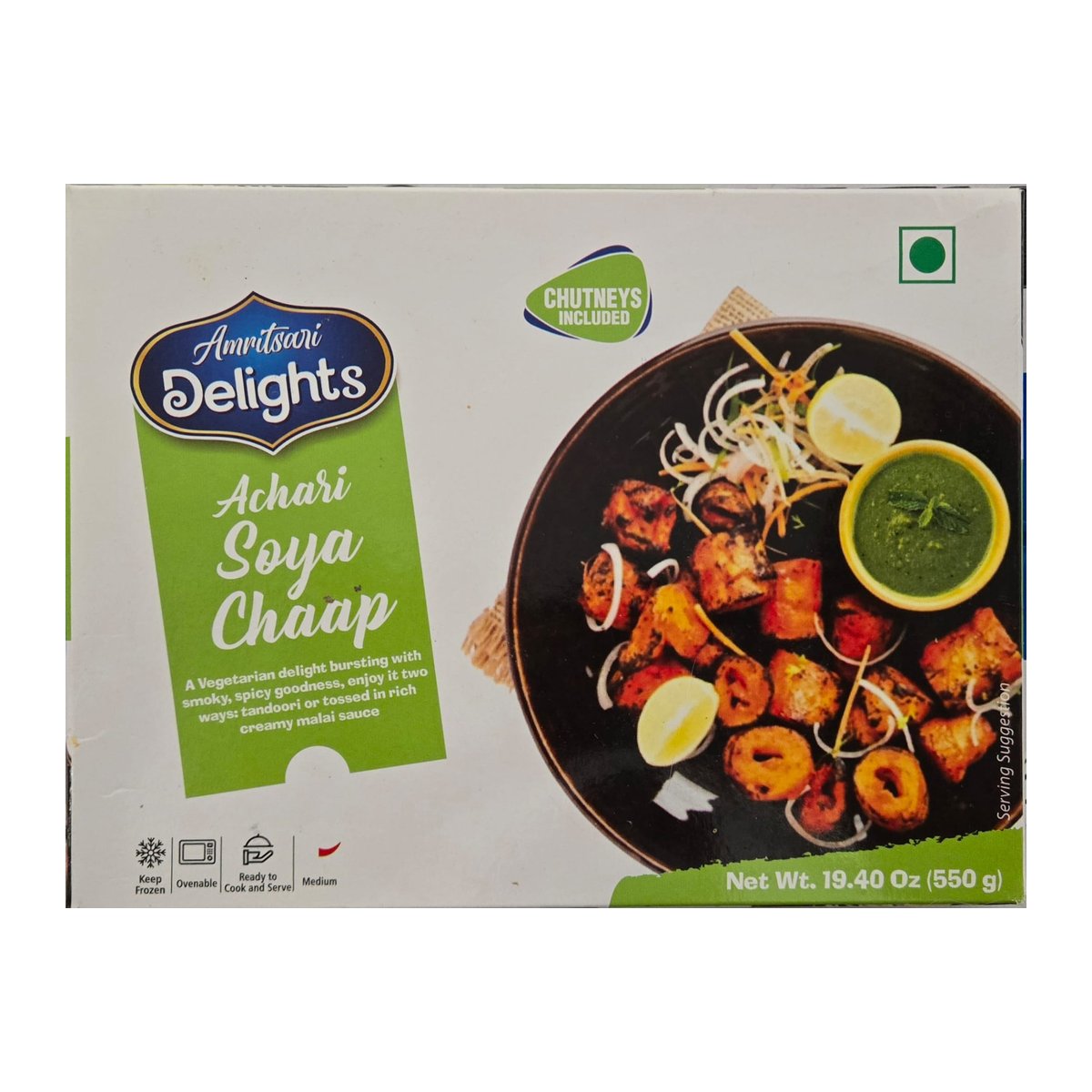 AMRITSARI DELIGHT SOYA CHAAP 850GM - Image 1
