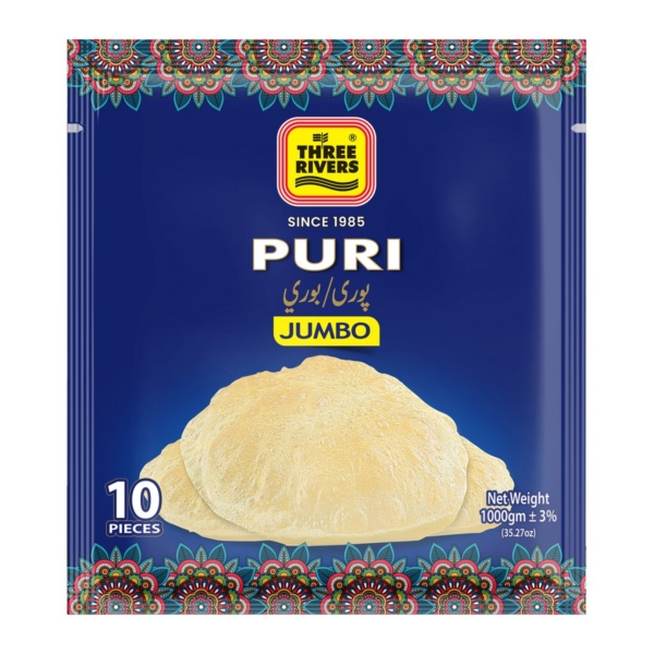 THREE RIVERS JUMBO PURI 10PC 2.2LB