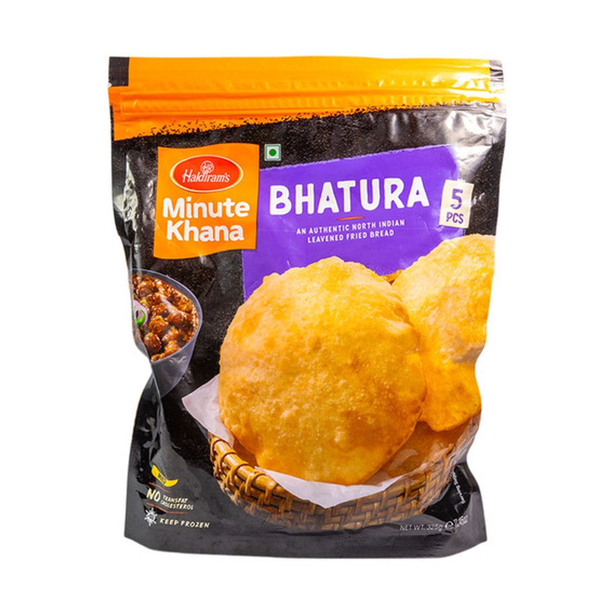 HALDIRAM BHATURA 5PC 11.46OZ - Image 1