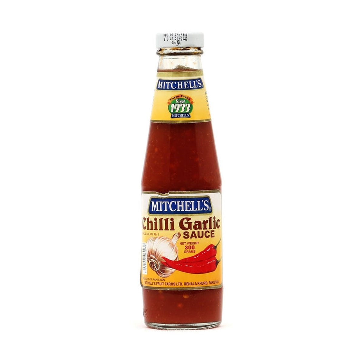 MITCHELCHILI GARLIC SOUCE 10.5OZ - Image 1