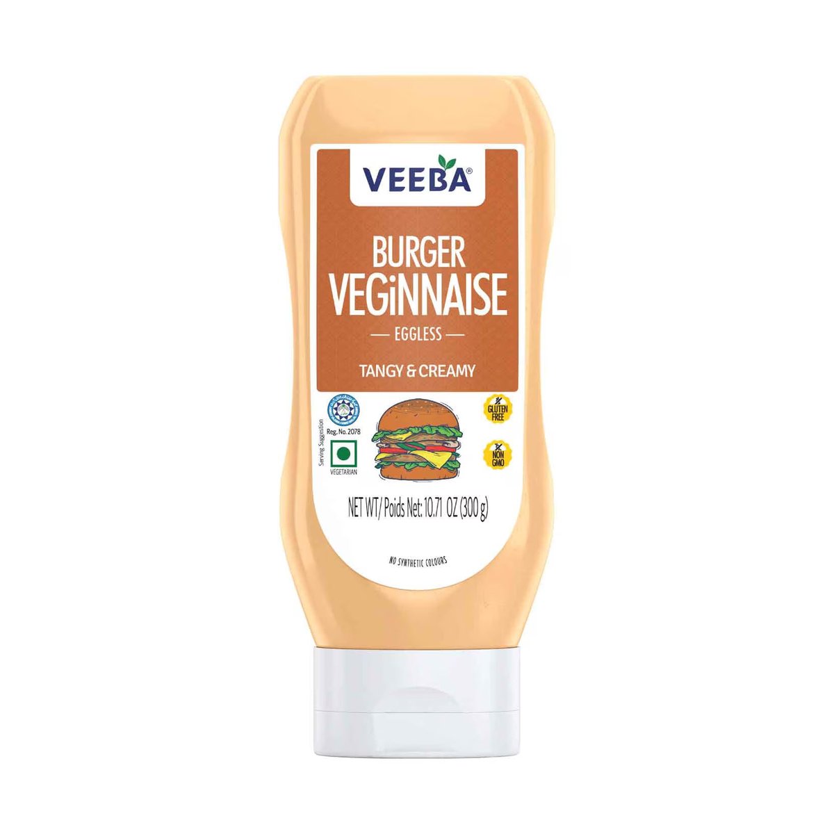 VEEBA BURGER VEGINNAISE 300GM EGGLESS - Image 1