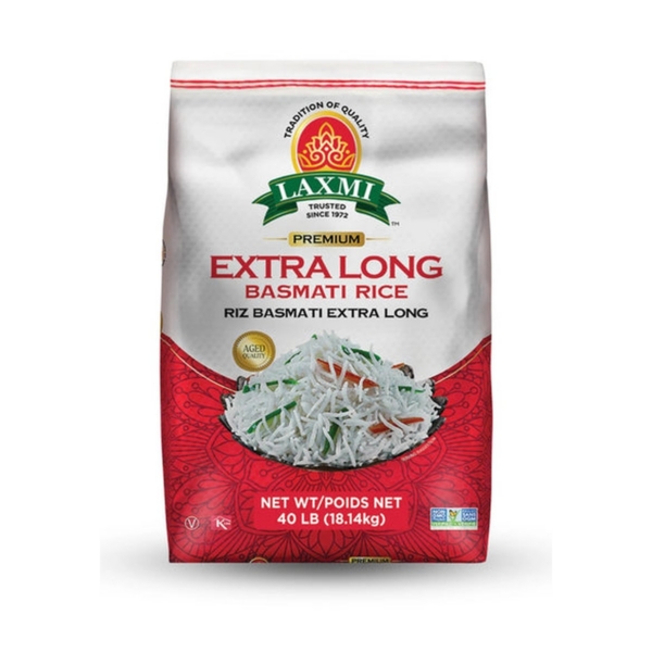 EXTRA LONG BASMATI RICE 40 LB LXM