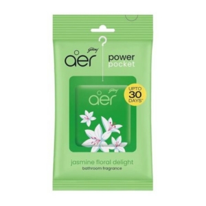 GODREJ AER POWER POCKET JASMINE 6 PC BATHROOM FRAGRANCE