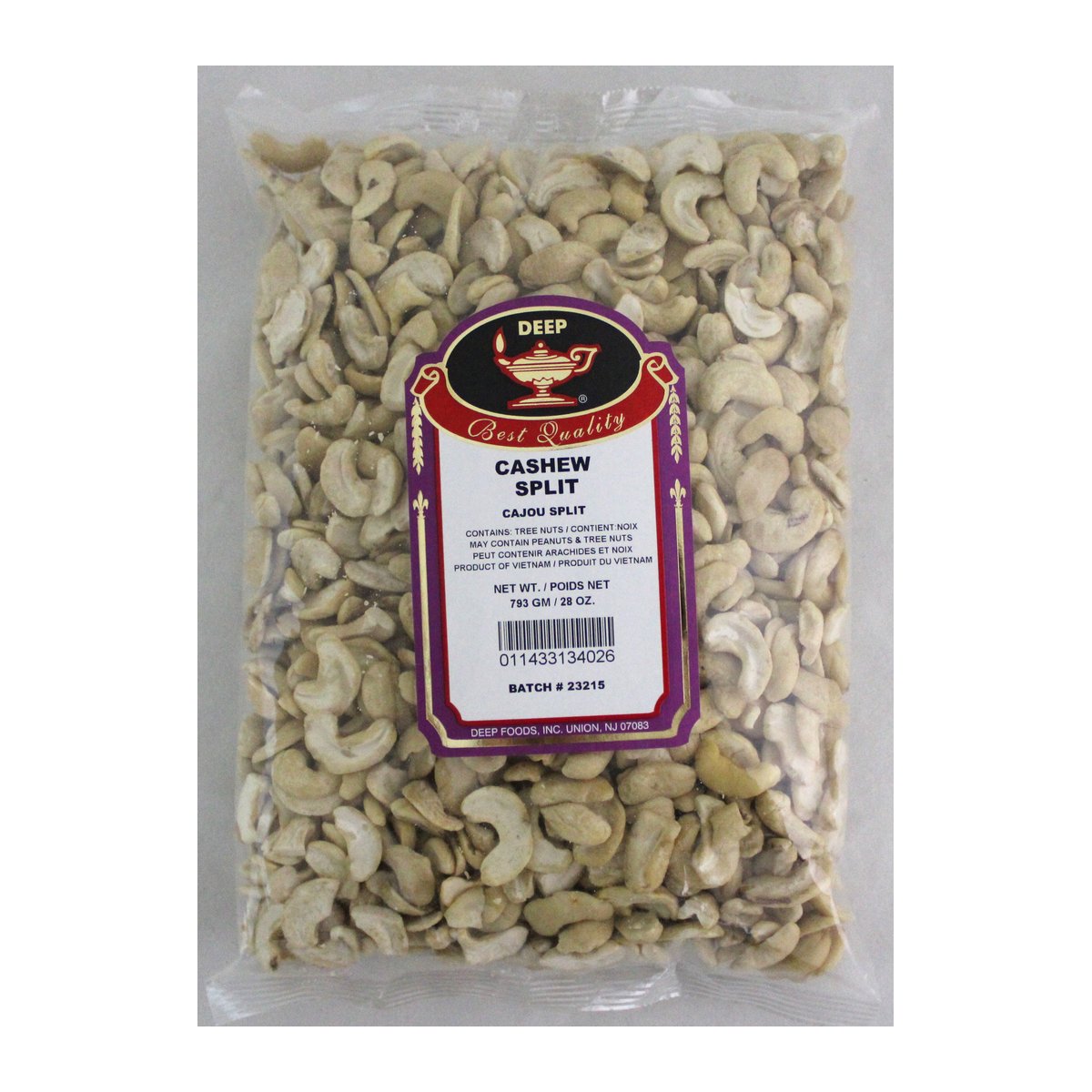 DP CASHEW SPLIT 28 OZ - Image 1