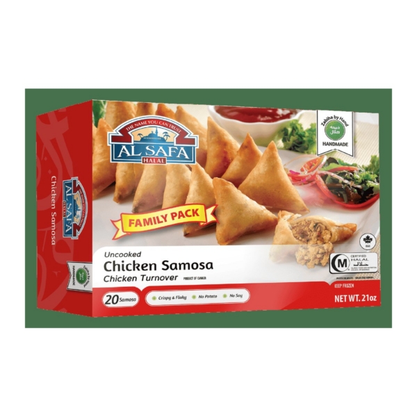 ALSAFA CHICKEN SAMOSA 21OZ FP