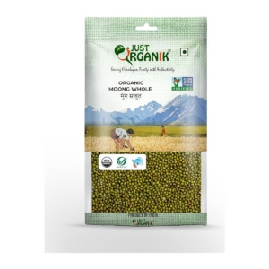 JUST ORG MOONG WHOLE 2LB