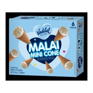 VADILAL MINI CONE MALAI 6PC