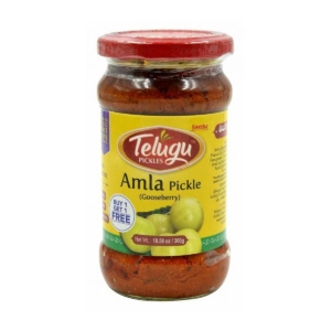 AMLA  PICKLE W/O GARLIC 300G TELUGU