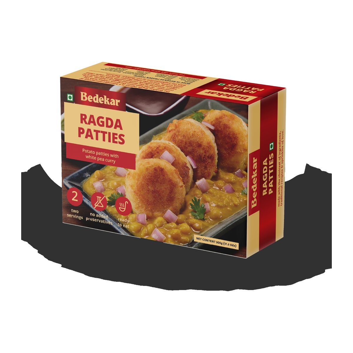 BEDEKAR RAGDA PATTIES 500GM - Image 1