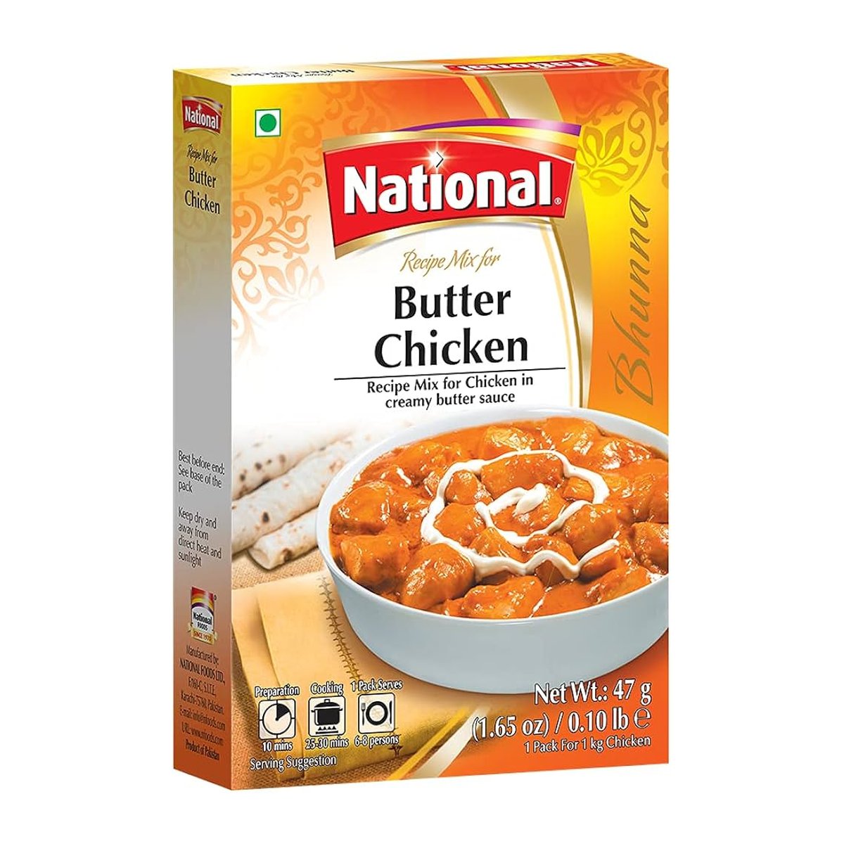 NATIONAL BUTTER CHICKEN  47GM - Image 1