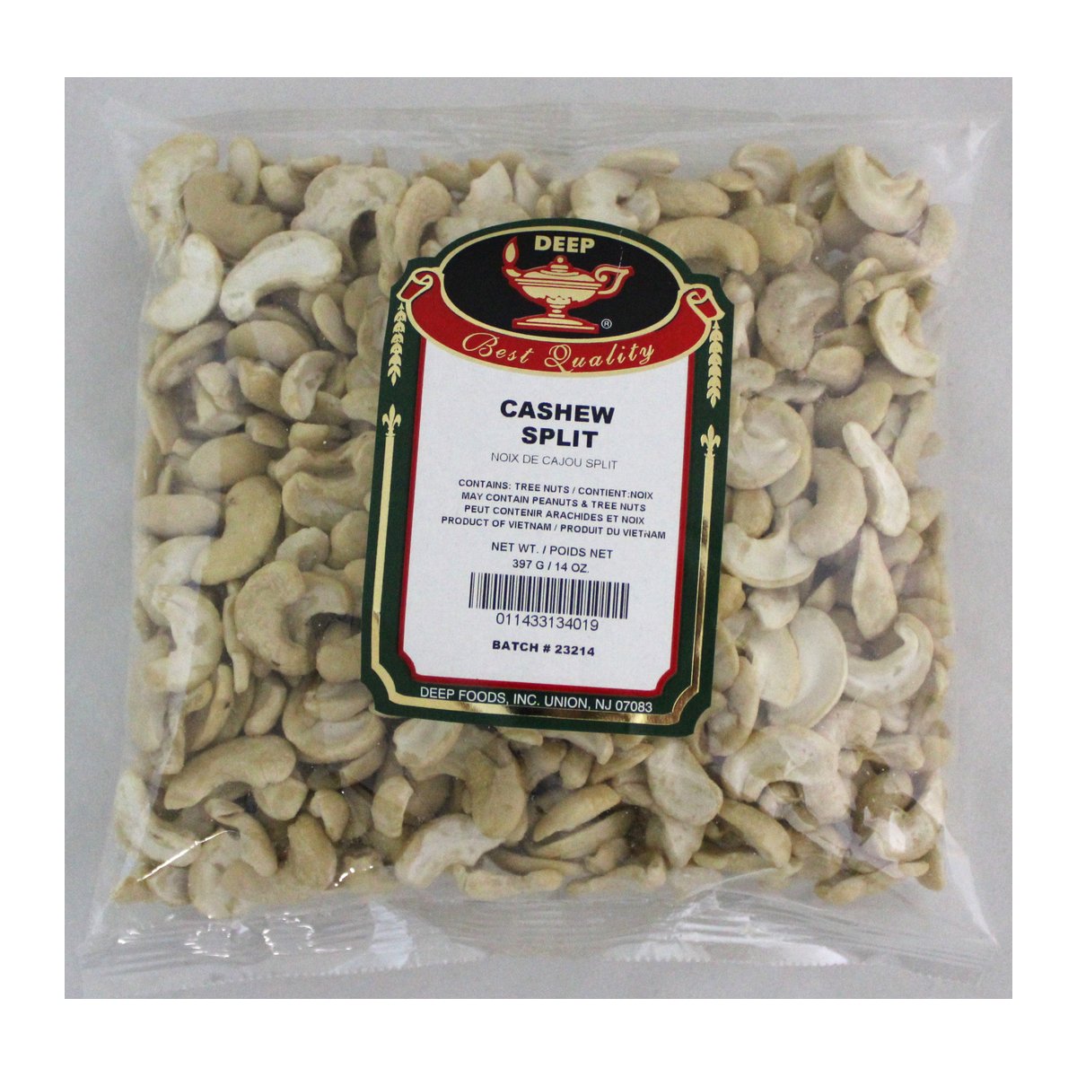 DP CASHEW SPLIT 14 OZ - Image 1