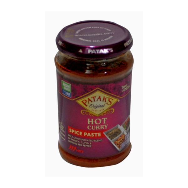 PATAKS HOT CURRY PASTE 10OZ