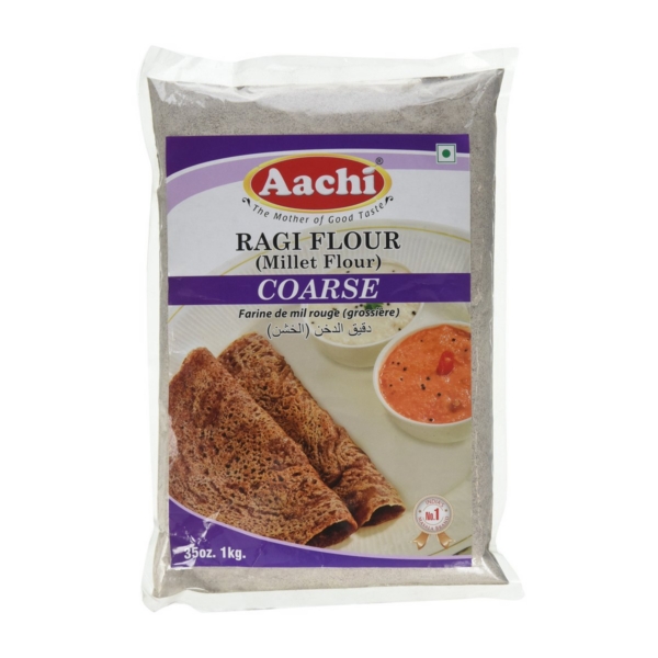 AACHI RAGI FLOUR COARSE 1KG
