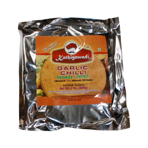 KATHIYAWADI GARLIC CHILLY KHAK