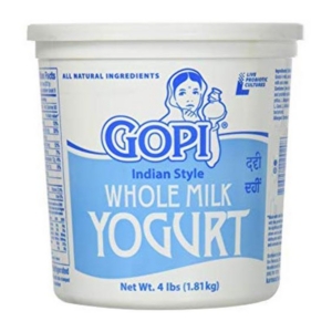 YOGURT 4LB WH MILK GOPI