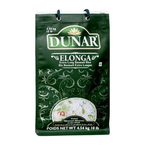 DUNAR ELONGA GRE BASMATI 10 LB