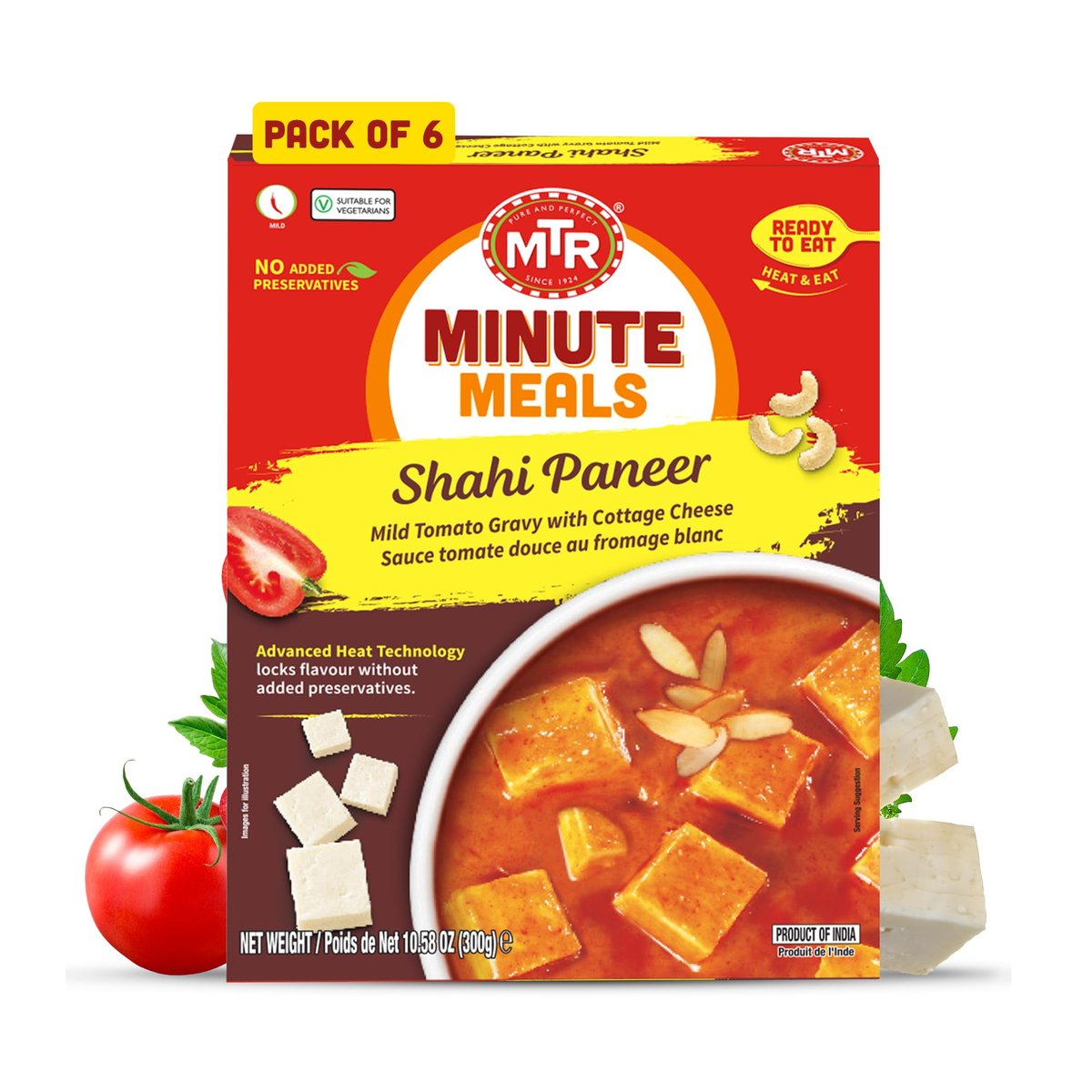 MTR SHAHI PANNER 300 G - Image 1