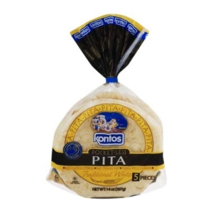 KONTOS POCKET LESS PITA 1 LB 1