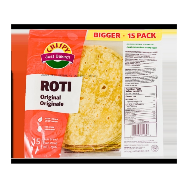 CRISPY WHITE ROTI 500G