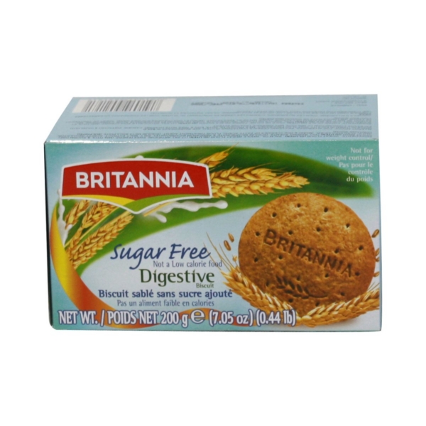 BRITANNIA SUGAR FREE DIGESTIVE 7 OZ