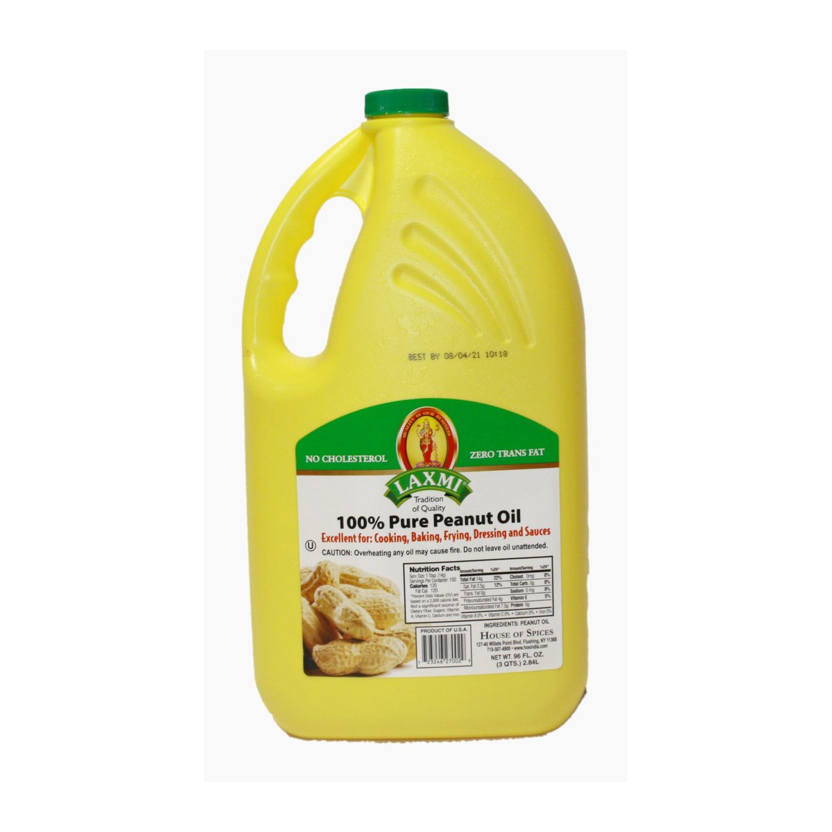 LAXMI PEANUT OIL 96 OZ - Image 1