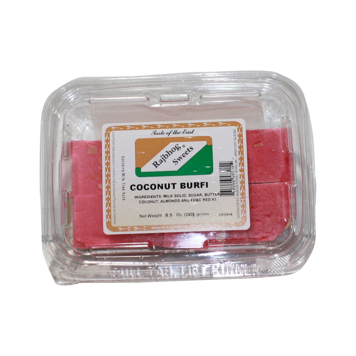 RAJBHOG COCONUT BURFI 16oz - Image 1