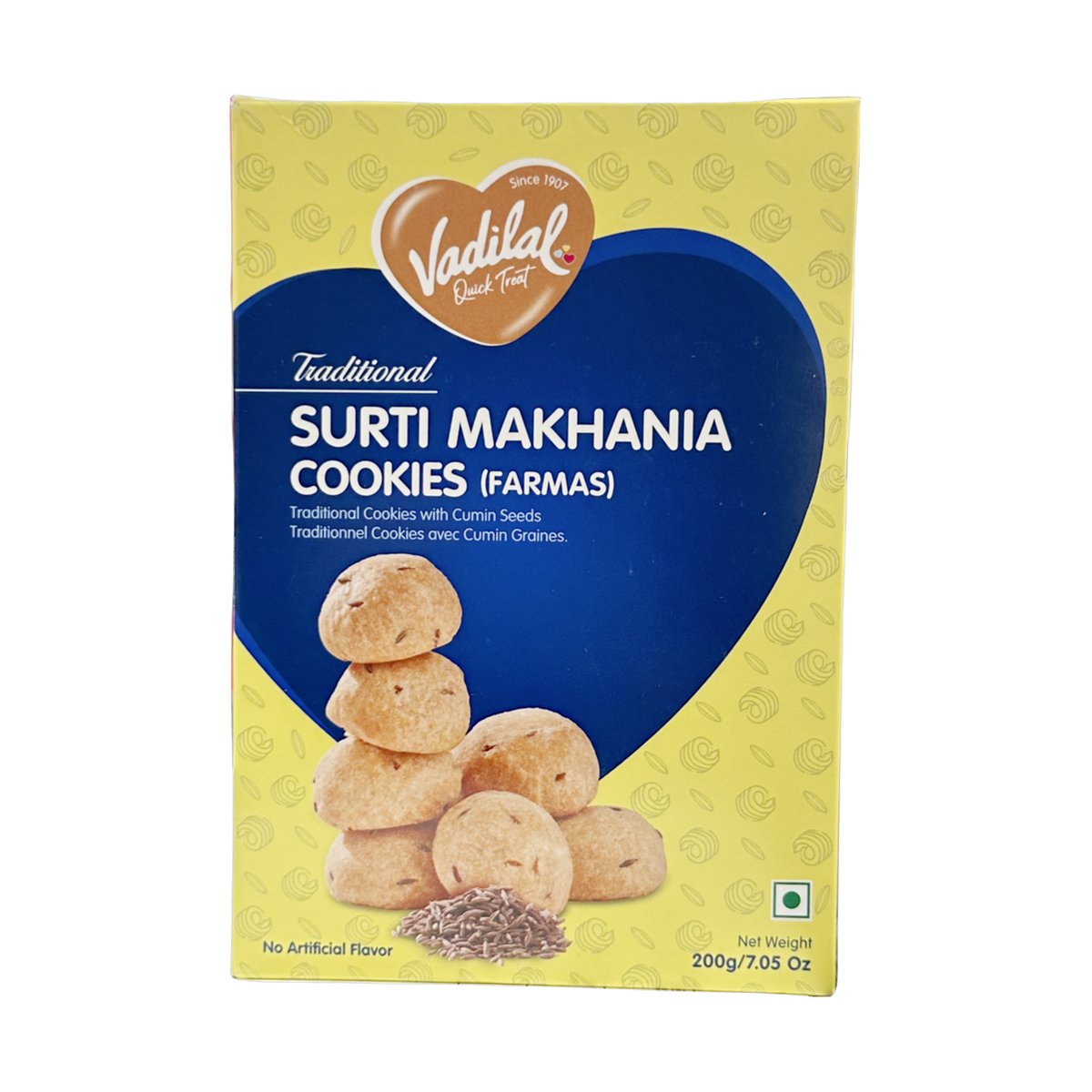 VADILAL SURATI MAKHANIYA 200GM - Image 1