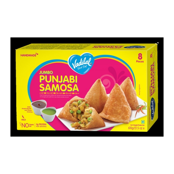 VADILAL JUMBO PUNJABI SAMOSA 8PC HANDMADE