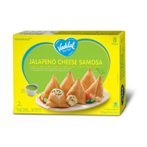 VADILAL JALA CHEESE SAMOSA 45G*8*12