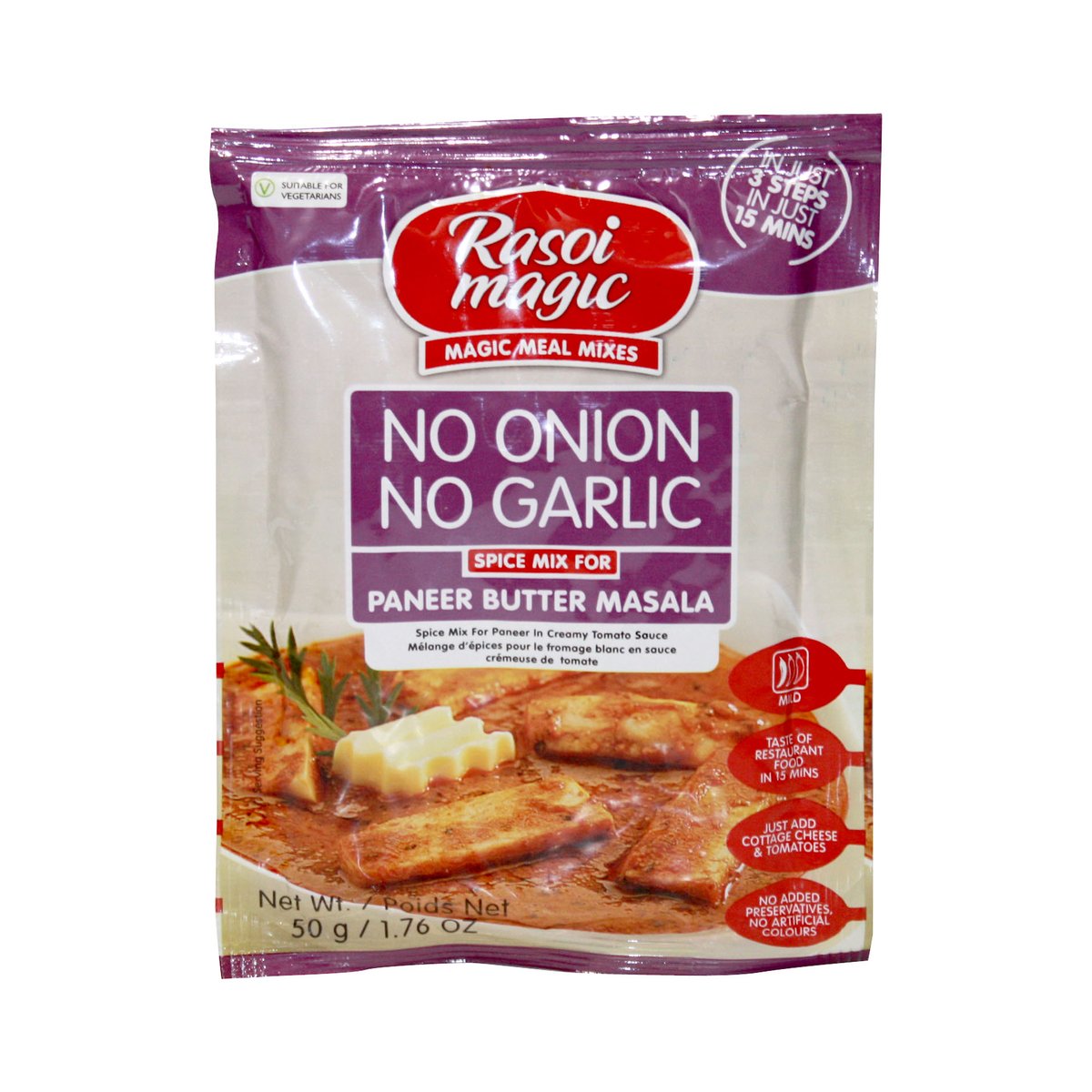 RASOI MAGIC JAIN PANEER BUTTER MASALA 50G - Image 1